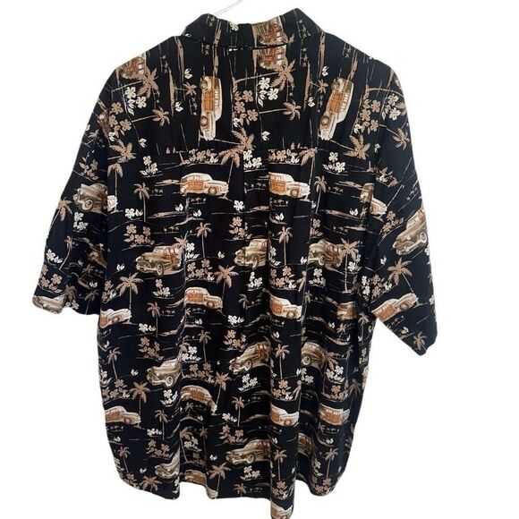 Puritan Hawaiian cotton short sleeve button up shirt - Picture 1 of 6